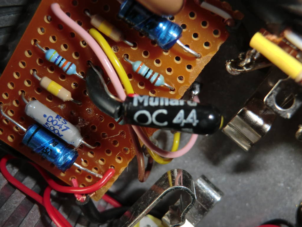 Treble Booster Guitar Pedal Mullard OC44 Germanium Transistor Dallas Rangemaster eBay